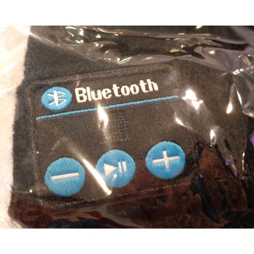 Bluetooth Wireless Beanie Hat Music Headphone Speaker Compatible iPhone Android